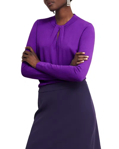 Hobbs London Audrey Sweater In Amaranth Purple