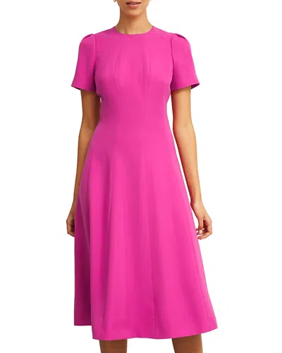 Hobbs London Eliana Dress In Bright Pink