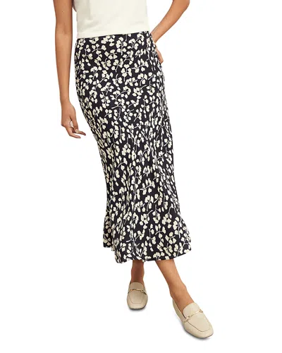 Hobbs London Eliza Skirt In Navy Cream