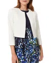 Hobbs London Elize Cropped Jacket In Ivory