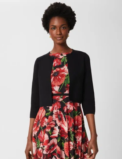 Hobbs London Ella Cardigan In Black