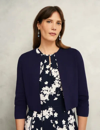 Hobbs London Ella Cardigan In Blue