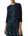 Hobbs London Ella Cropped Cardigan In Midnight