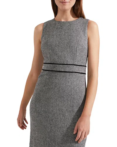 Hobbs London Elle Dress In Black White