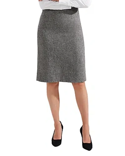 Hobbs London Elle Pencil Skirt In Black White