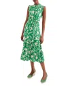 Hobbs London Elsa Dress In Green Buttercream