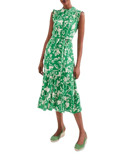 Hobbs London Elsa Dress In Green Buttercream