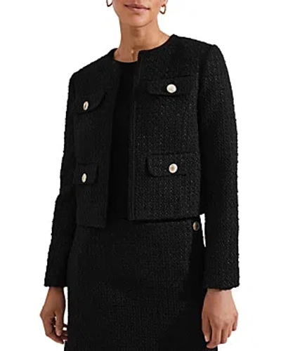 Hobbs London Emmy Textured Jacket In Black