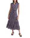 Hobbs London Esme Dress In Navy Multi