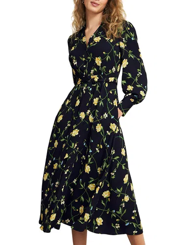 Hobbs London Everly Dress In Navy Multi