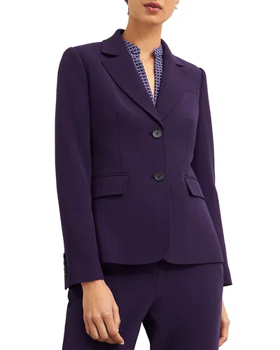 Hobbs London Fenella Jacket In Grape Purple