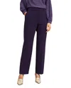 Hobbs London Fenella Trousers In Grape Purple