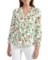 Hobbs London Florence Blouse In Ivory Mutli