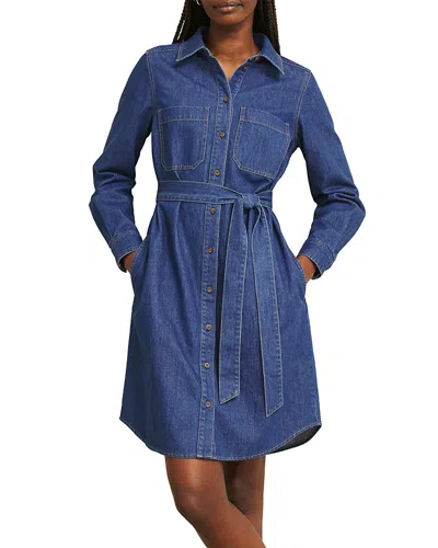 Hobbs London Francesca Denim Dress In Blue