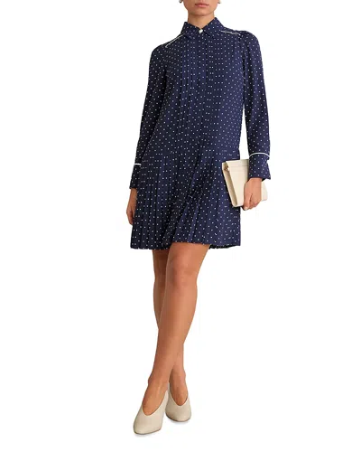 Hobbs London Francesca Dress In Blue