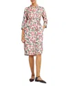 Hobbs London Francis Printed Shirtdress In Cream Multi