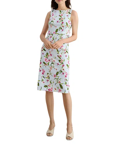 Hobbs London Freda Floral Shift Dress In White
