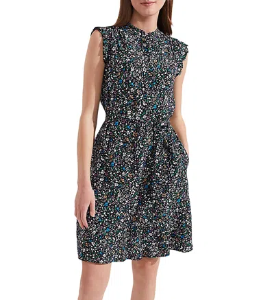Hobbs London Frida Dress In Navy Multi