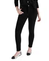 Hobbs London Gia Velvet Jeans In Black In Black