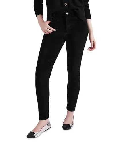 Hobbs London Gia Velvet Jeans In Black