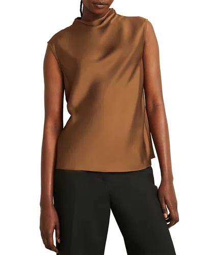Hobbs London Gigi Blouse In Brown
