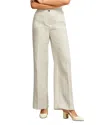 Hobbs London Groombridge Wide Leg Linen Trousers In Ivory Navy