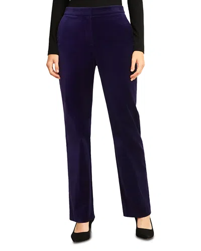 Hobbs London Heather Velvet Pants In Blue