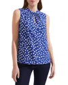 Hobbs London Heidi Top In Deep Blue