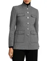 Hobbs London Hetty Coat In Black White