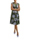 Hobbs London Iva Embroidered Dress In Navy Multi