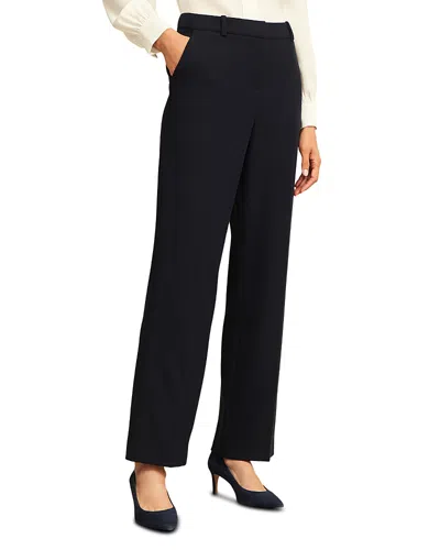 Hobbs London Ivy Straight Leg Pants In Black
