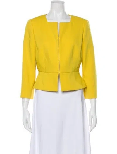 Pre-owned Hobbs London Jacket In Yellow