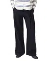 Hobbs London Jacqui Linen Trousers In Navy