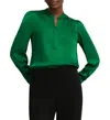 Hobbs London Jade Blouse In Verdant Green