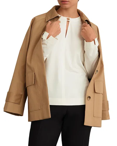 Hobbs London Janey Ponte Tunic In Neutral