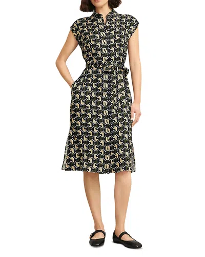 Hobbs London Kalinda Geometric Print Dress In Multi