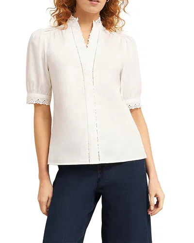Hobbs London Karis Blouse In White