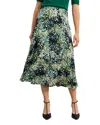 Hobbs London Kiara Midi Skirt In Green Multi