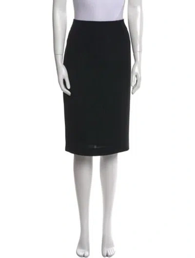 Pre-owned Hobbs London Knee-length Skirt In Black