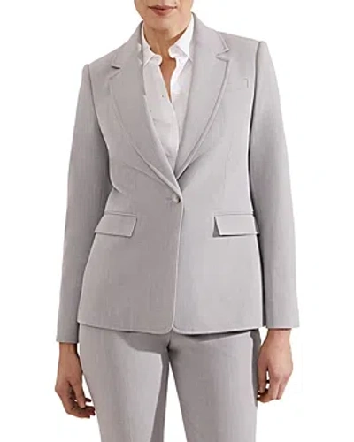 Hobbs London Lauren Blazer In Pale Gray