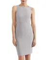 Hobbs London Lauren Dress In Pale Gray