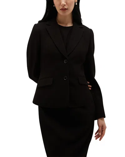 Hobbs London Lea Tailored Blazer In Black