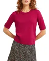 Hobbs London Leanne Knit Top In Zinna Pink