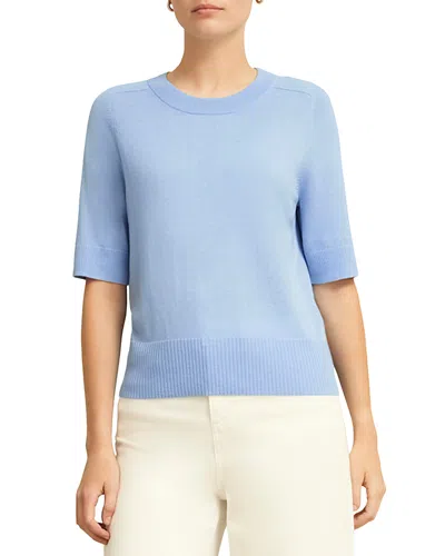Hobbs London Leena Knitted Top In Blue