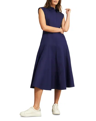 Hobbs London Lilah Dress In Rich Navy