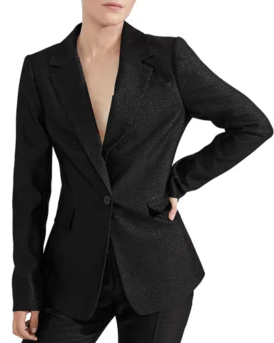 Hobbs London Lilian Single Breasted Jacket In Black