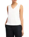 Hobbs London Lilla Slub Tank Top In White