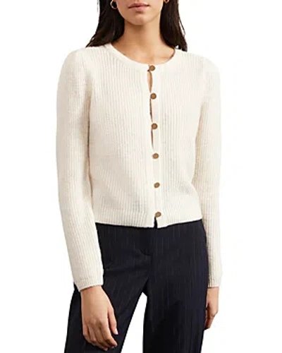 Hobbs London Lomond Cardigan Sweater In Ivory