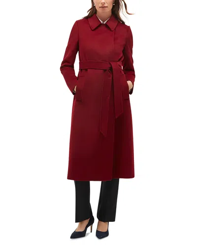 Hobbs London Livia Wool Coat In Red