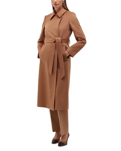 Hobbs London Livia Wool Coat In Brown